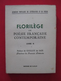 Florilège de poèsie française contemporaine