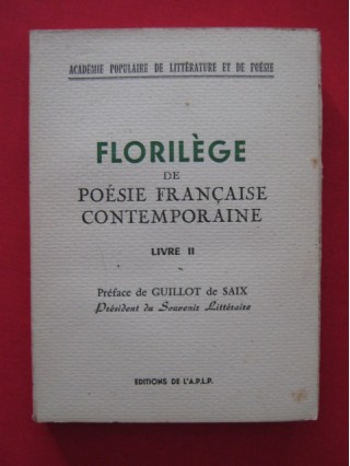 Florilège de poèsie française contemporaine
