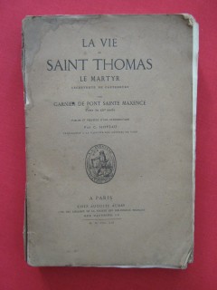 La vie de Saint Thomas, le martyr