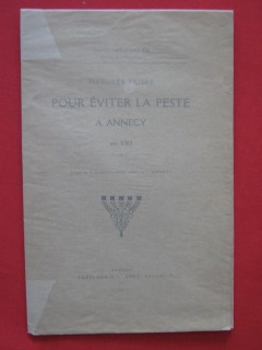 Mesures prises pour évoter la peste à Annecy en 1503