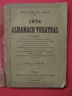 Almanach théatral 1874