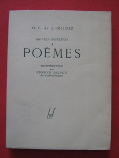 Oeuvres complètes, tome 1, poèmes