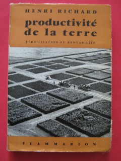 Productivité de la terre, fertilisation et rentabilité