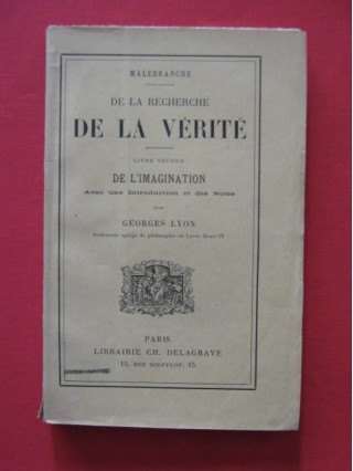 De la recherche de la vérité