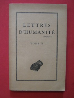 Lettres d'humanité t2