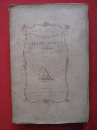 Chansonnier historique du XVIIIe siècle, tome 6