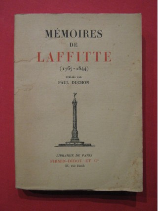 Mémoires de Laffitte (1767-1844)