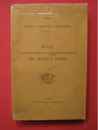 Manuel à l'usage du personnel d'exploitation débutant des bureaux mixtes