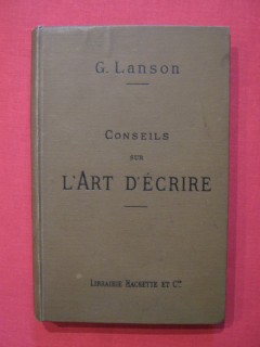Conseils sur l'art d'écrire