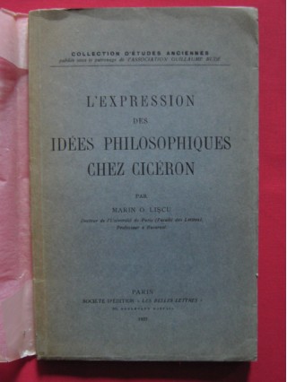 L'expression des idées philosophiques chez Cicéron