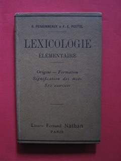 Lexicologie élémentaire