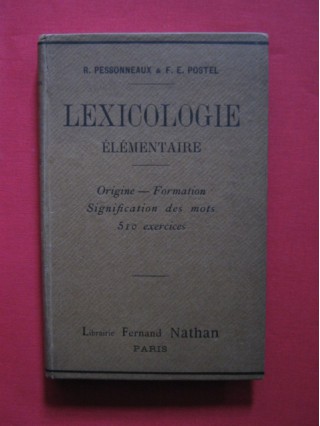 Lexicologie élémentaire