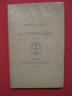 Premier registre de la Thorillière (1663-1664)