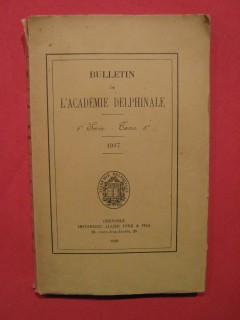 Bulletin de l'académie delphinale, 6e série tome 8, 1937
