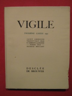 Vigile, troisiéme cahier