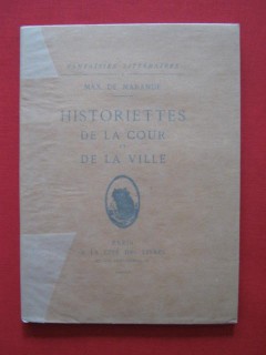 Historiettes de la cour et de la ville