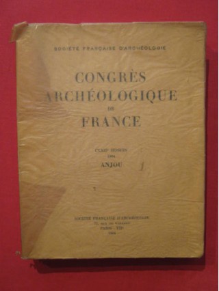 Congrès archéologique de France, CXXIIe session Anjou
