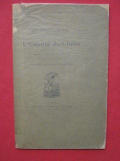 L'amante du christ, scène évangélique en vers