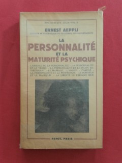 La personnalité et la maturité psychique