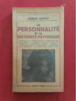 La personnalité et la maturité psychique