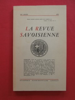 Le revue savoisienne