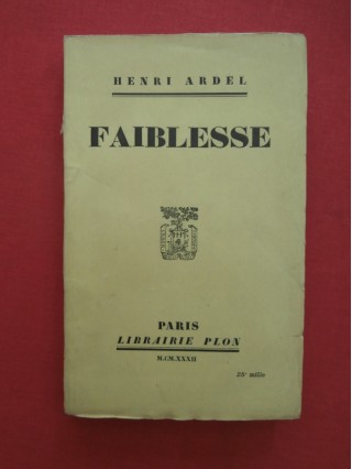 Faiblesse