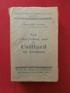 Les vingt cinq ans de Coillard au Lessouto