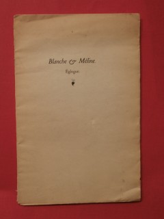 Blanche et Méline, églogue