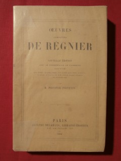 Oeuvres complètes de Régnier