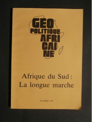 Géopolitique africaine : Afrique du sud : la longue marche