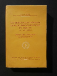 Les personages féminins dans les romans français de Tristan au XIIe siècle