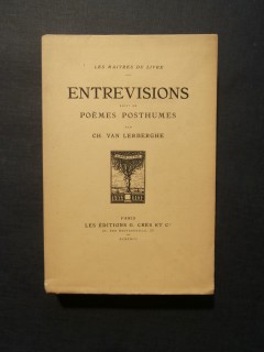 Entrevisions, suivi de poèmes posthumes