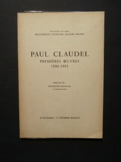 Paul Claudel, première oeuvres, 1886-1901