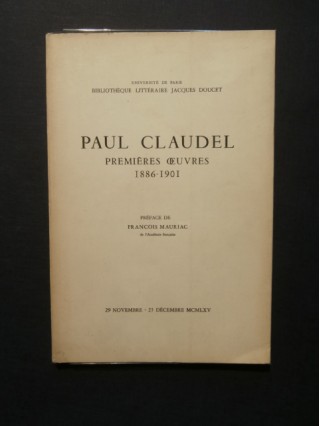 Paul Claudel, première oeuvres, 1886-1901