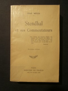 Stendhal et ses commentateurs