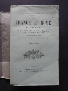 La france et Rome de 1700 à 1715