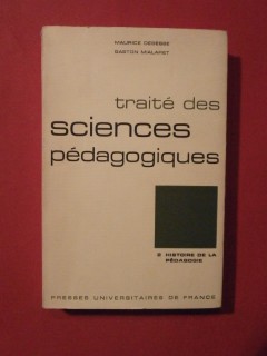 Traité des sciences pédagogiques, 2- histoire de la pédagogie.