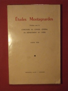 Etudes montagnardes