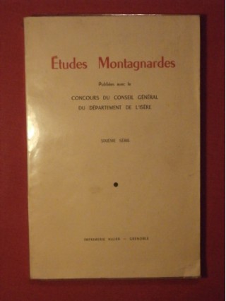 Etudes montagnardes