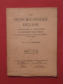 La franc maçonnerie anglaise