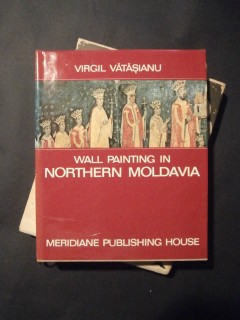 Wall painting in northern Moldavia