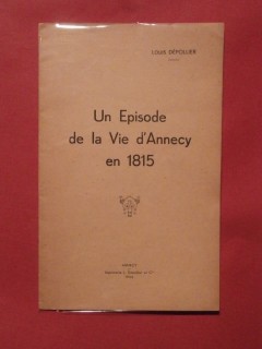 Un épisode de la vie d'Annecy en 1815