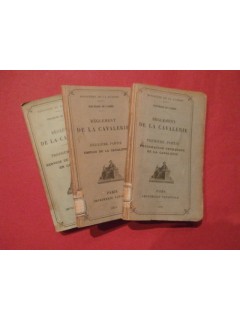 Règlement de la cavalerie, 3 tomes