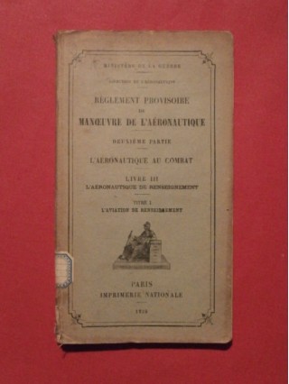 Règlement provisoire de manoeuvre de l'aéronautique, 2e partie