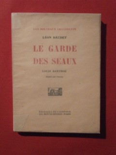 Le garde des sceaux, Louis Barthou