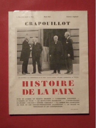 Histoire de la paix, le crapouillot, mai 1933