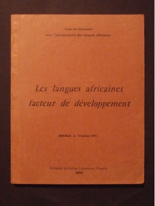 Les langues africaines facteur de développement