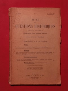 Revue des questions historiques