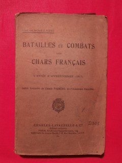 Batailles et combats des chars français, l'année d'apprentissage (1917)
