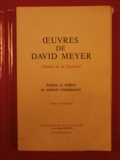 Œuvres de David Meyer (Daviou de la Coucoire)